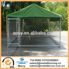 2.3 x2.3 x 1.2 m modelo quadrado Pet Dog Enclosure Run Kennel Cerca Link Link Teto fechado grátis